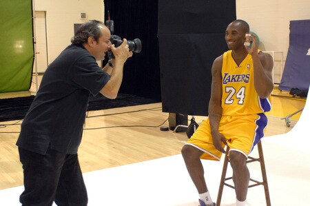 EL SEGUNDO, CA - SEPTEMBER 29:  Kobe Bryant #24 of the Los Angeles Lakers poses for a portrait for Senior Director of NBA Photos Andrew D. Bernstein during 2009 NBA Media Day on September 29, 2009 at Toyota Sports Center in El Segundo, California. <br /><br /><span class="help">(Photo by Evan Gole/NBAE via Getty Images)</span>