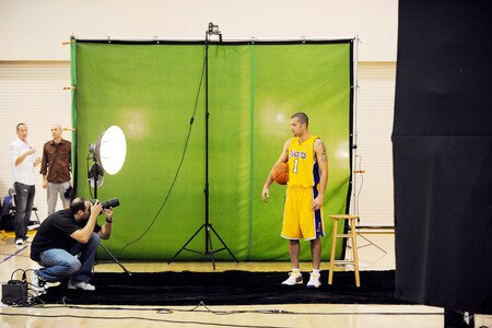 EL SEGUNDO, CA - SEPTEMBER 29:  Jordan Farmar of the Los Angeles Lakers gets his picture taken during Lakers media day at the Lakers training facility on September 29, 2009 in El Segundo, California.  <br /><br /><span class="help">(Photo by Kevork Djansezian/Getty Images)</span>