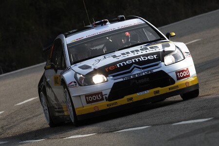 SALOU, SPAIN - OCTOBER 01:  Petter Solberg of Norway and Phil Mills of Great Britain compete in their Citroen C4 during the Shakedown of the WRC Rally de Espana on October 1, 2009 in Salou, Spain.  <br /><br /><span class="help">(Photo by Massimo Bettiol/Getty Images)</span>