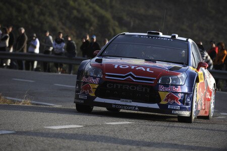 SALOU, SPAIN - OCTOBER 01:  Sebastien Loeb of France and Daniel Elena of Monaco compete in their Citroen C4 Total during the Shakedown of the WRC Rally de Espana on October 1, 2009  in Salou, Spain.  <br /><br /><span class="help">(Photo by Massimo Bettiol/Getty Images)</span>