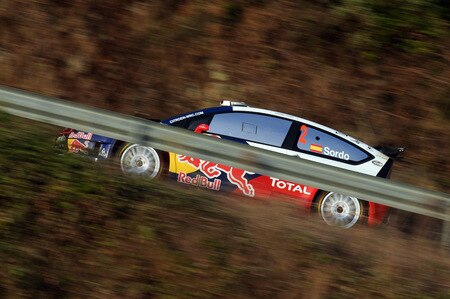 SALOU, SPAIN - OCTOBER 01:  Daniel Sordo of Spain and Marc Marti of Spain compete in their Citroen C4 Total during the Shakedown of the WRC Rally de Espana on October 1, 2009  in Salou, Spain  <br /><br /><span class="help">(Photo by Massimo Bettiol/Getty Images)</span>