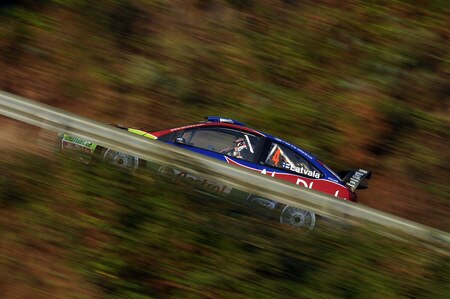 SALOU, SPAIN - OCTOBER 01:  Jari Matti Latvala of Finland and Mikka Anttila of Finland compete in their BP Abu Dhabi Ford Focus during the Shakedown of the WRC Rally de Espana on October 01  in Salou, Spain  <br /><br /><span class="help">(Photo by Massimo Bettiol/Getty Images)</span>