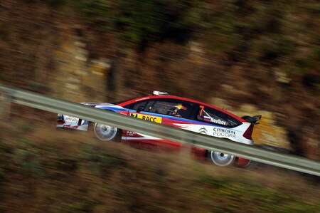 SALOU, SPAIN - OCTOBER 01:  Evgeny Novikov of Russia and  Stephane Prevot of Belgium compete in their Citroen C 4 Junior Team during the Shakedown of the WRC Rally de Espana on October 1, 2009 in Salou, Spain. <br /><br /><span class="help">(Photo by Massimo Bettiol/Getty Images)</span>