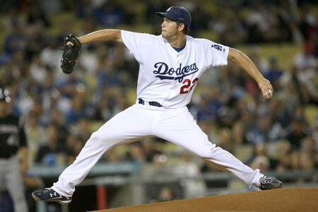 LOS ANGELES, CA - OCTOBER 03: Pitcher Clayton Kershaw #22 of the Los Angeles Dodgers throws a pitch against the Colorado Rockies on October 3, 2009 at Dodger Stadium in Los Angeles, California. <br /><br /><span class="help">(Photo by Stephen Dunn/Getty Images)</span>