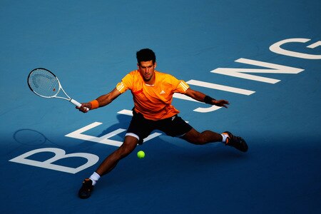 BEIJING - OCTOBER 09:  Novak Djokovic of Serbia returns a shot against Fernando Verdasco of Spain in the quarter-finals during day eight of the 2009 China Open at the National Tennis Centre on October 9, 2009 in Beijing, China.  <br /><br /><span class="help">(Photo by Feng Li/Getty Images)</span>
