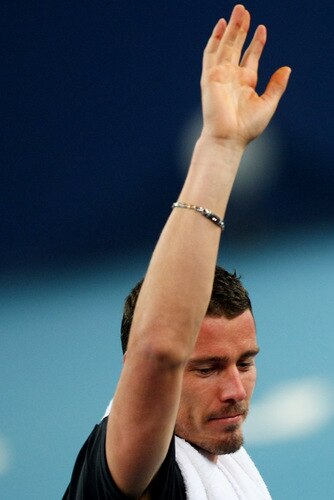 BEIJING - OCTOBER 09:  Marat Safin of Russia announces his retirement at the end of this year after losing his quarter-final match against Rafael Nadal of Spain during day eight of the 2009 China Open at the National Tennis Centre on October 9, 2009 in Beijing, China.  <br /><br /><span class="help">(Photo by Feng Li/Getty Images)</span>