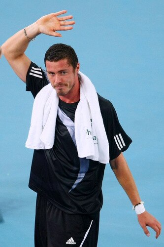 BEIJING - OCTOBER 09:  Marat Safin of Russia  waves farewell to the crowd after losing his quarter-final match against Rafael Nadal of Spain during day eight of the 2009 China Open at the National Tennis Centre on October 9, 2009 in Beijing, China.  <br /><br /><span class="help">(Photo by Feng Li/Getty Images)</span>