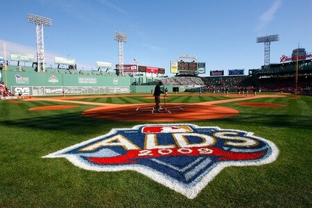 BOSTON - OCTOBER 11:  A groundskeeper works on home plate at Fenway Park before Game Three of the ALDS during the 2009 MLB Playoffs between the Boston Red Sox and the Los Angeles Angels of Anaheim on October 11, 2009 in Boston, Massachusetts. <br /><br /><span class="help">(Photo by Jim Rogash/Getty Images)</span>