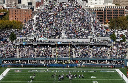 SEATTLE, WA - OCTOBER 11:  A general view of Qwest Field during the Seattle Seahawks v Jacksonville Jaguars game at Qwest Field on October 11, 2009 in Seattle, Washington.  <br /><br /><span class="help">(Photo by Jonathan Ferrey/Getty Images)</span>