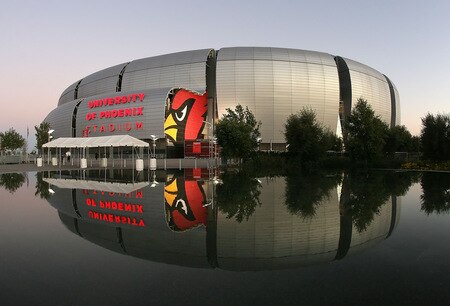 GLENDALE, AZ - OCTOBER 11:  General view of the Universtity of Phoenix Stadium following the NFL game between the Arizona Cardinals and the Houston Texans on October 11, 2009 in Glendale, Arizona.  The Cardinals defeated the Texans 28-21. <br /><br /><span class="help">(Photo by Christian Petersen/Getty Images)</span>