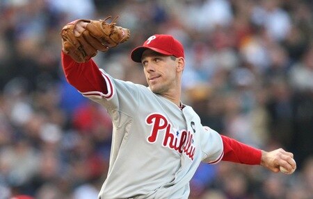 DENVER - OCTOBER 11:  Cliff Lee #34 of the Philadelphia Phillies pitches against the Colorado Rockies in Game Four of the NLDS during the 2009 MLB Playoffs at Coors Field on October 12, 2009 in Denver, Colorado. <br /><br /><span class="help">(Photo by Jed Jacobsohn/Getty Images)</span>