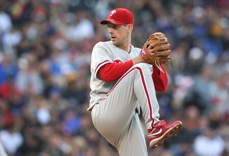 DENVER - OCTOBER 11:  Cliff Lee #34 of the Philadelphia Phillies pitches against the Colorado Rockies in Game Four of the NLDS during the 2009 MLB Playoffs at Coors Field on October 12, 2009 in Denver, Colorado. <br /><br /><span class="help">(Photo by Jed Jacobsohn/Getty Images)</span>