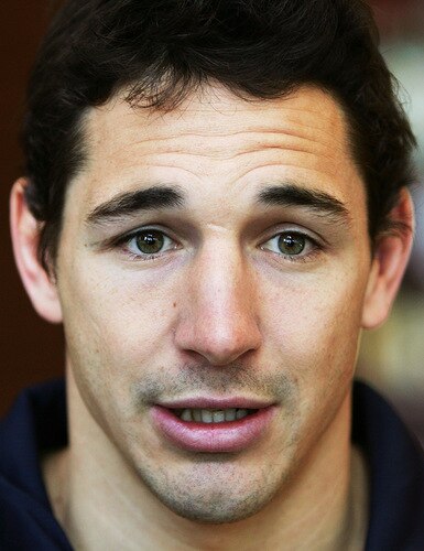 SYDNEY, AUSTRALIA - OCTOBER 13:  Billy Slater of the Kangaroos talks to the media during an Australian Kangaroos media session at Pullman Hotel on October 13, 2009 in Sydney, Australia.  <br /><br /><span class="help">(Photo by Robert Gray/Getty Images)</span>