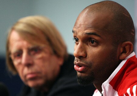 MELBOURNE, AUSTRALIA - OCTOBER 13:  Ali al-Habsi of Oman talks to the media during an Oman press conference at Etihad Stadium on October 13, 2009 in Melbourne, Australia.  <br /><br /><span class="help">(Photo by Lucas Dawson/Getty Images)</span>