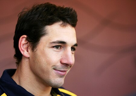 SYDNEY, AUSTRALIA - OCTOBER 13:  Billy Slater of the Kangaroos talks to the media during an Australian Kangaroos media session at Pullman Hotel on October 13, 2009 in Sydney, Australia.  <br /><br /><span class="help">(Photo by Robert Gray/Getty Images)</span>