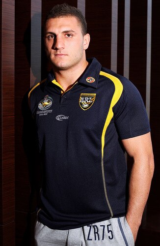 SYDNEY, AUSTRALIA - OCTOBER 13:  Robbie Farrah of the Kangaroos poses for a portrait during an Australian Kangaroos media session at Pullman Hotel on October 13, 2009 in Sydney, Australia.  <br /><br /><span class="help">(Photo by Robert Gray/Getty Images)</span>
