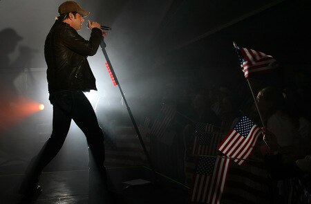 DAVIDSON, NC - OCTOBER 14:  Country Music Artist Rodney Atkins performs a concert after the NASCAR Second Annual Jail & Bail held at Brickhouse Tavern  October 14, 2009 in Davidson, North Carolina.  Funds raised during the event will go to The NASCAR Foundation and Brienne Davis Scholarship Fund.  <br /><br /><span class="help">(Photo by Jason Smith/Getty Images)</span>