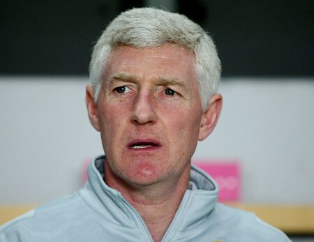 PRAGUE, CZECH REPUBLIC - OCTOBER 14:  Head coach Nigel Worthington of Northern Ireland looks on during the FIFA 2010 World Cup Group 3 Qualifier match between Czech Republic and Northern Ireland at the Synot Tip Arena on October 14, 2009 in Prague, Czech Republic.  <br /><br /><span class="help">(Photo by Alexander Hassenstein/Getty Images)</span>