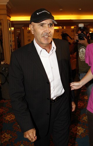 MADRID, SPAIN - OCTOBER 14: Seve Ballesteros of Spain departs the press conference of the Volvo World Match Play Championship 2009 presentation at Intercontinental Hotel on October 14, 2009 in Madrid, Spain. Ballesteros, who is recovering from cancer which has left him partially blind in his left eye, is hopeful that he'll be able to take part in the upcoming Volvo World Match Play. <br /><br /><span class="help">(Photo by Angel Martinez/Getty Images)</span>