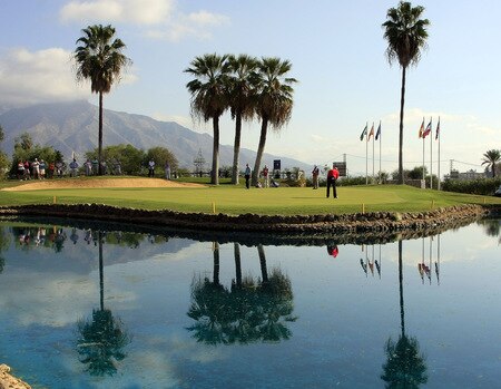 MARBELLA, SPAIN - OCTOBER 16:  A general view of the 8th green during the first round of the Benahavis Senior Masters at La Quinta Golf & Country Club on October 16, 2009 in Marbella, Spain.  <br /><br /><span class="help">(Photo by Phil Inglis/Getty Images)</span>