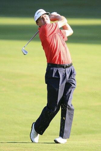 MARBELLA, SPAIN - OCTOBER 16:  Sam Des Smyth of Ireland in action during the first round of the Benahavis Senior Masters at La Quinta Golf & Country Club on October 16, 2009 in Marbella, Spain.  <br /><br /><span class="help">(Photo by Phil Inglis/Getty Images)</span>