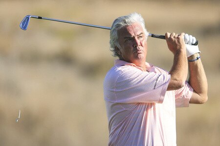 MARBELLA, SPAIN - OCTOBER 16:  Glenn Ralph of England plays his tee shot during the first round of the Benahavis Senior Masters at La Quinta Golf & Country Club on October 16, 2009 in Marbella, Spain.  <br /><br /><span class="help">(Photo by Phil Inglis/Getty Images)</span>