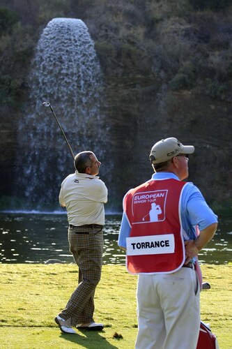 MARBELLA, SPAIN - OCTOBER 16:  Sam Torrance of Scotland plays his tee shot during the first round of the Benahavis Senior Masters at La Quinta Golf & Country Club on October 16, 2009 in Marbella, Spain.  <br /><br /><span class="help">(Photo by Phil Inglis/Getty Images)</span>