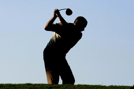 MARBELLA, SPAIN - OCTOBER 16:  Sam Torrance of Scotland plays his tee shot during the first round of the Benahavis Senior Masters at La Quinta Golf & Country Club on October 16, 2009 in Marbella, Spain.  <br /><br /><span class="help">(Photo by Phil Inglis/Getty Images)</span>