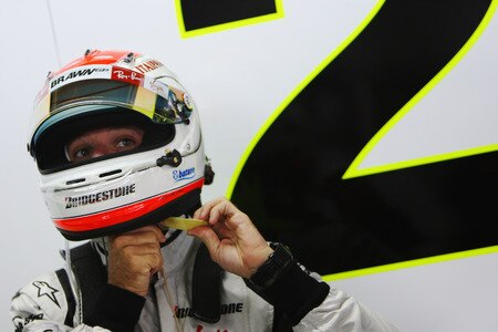 SAO PAULO, BRAZIL - OCTOBER 16:  Rubens Barrichello of Brazil and Brawn GP prepares to drive during practice for the Brazilian Formula One Grand Prix at the Interlagos Circuit on October 16, 2009 in Sao Paulo, Brazil.  <br /><br /><span class="help">(Photo by Mark Thompson/Getty Images)</span>