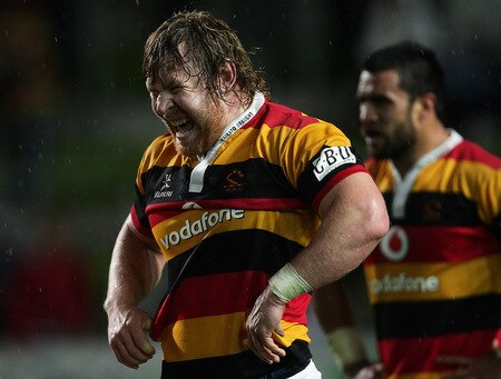 HAMILTON, NEW ZEALAND - OCTOBER 17: Aled de Malmanche of Waikato walks back after scoring a try during the Air New Zealand Cup match between Waikato and Northland at Waikato Stadium on October 17, 2009 in Hamilton, New Zealand.  <br /><br /><span class="help">(Photo by Hannah Johnston/Getty Images)</span>