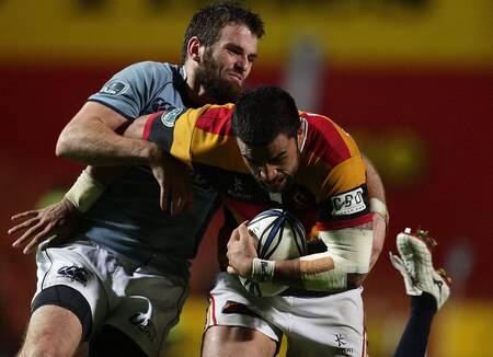 HAMILTON, NEW ZEALAND - OCTOBER 17:  Liam Messam of Waikato makes a break during the Air New Zealand Cup match between Waikato and Northland at Waikato Stadium on October 17, 2009 in Hamilton, New Zealand.  <br /><br /><span class="help">(Photo by Hannah Johnston/Getty Images)</span>