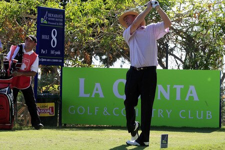 MARBELLA, SPAIN - OCTOBER 17:  Carl Mason of England in action during the second round of the Benahavis Senior Masters at La Quinta Golf & Country Club on October 17, 2009 in Marbella, Spain.  <br /><br /><span class="help">(Photo by Phil Inglis/Getty Images)</span>