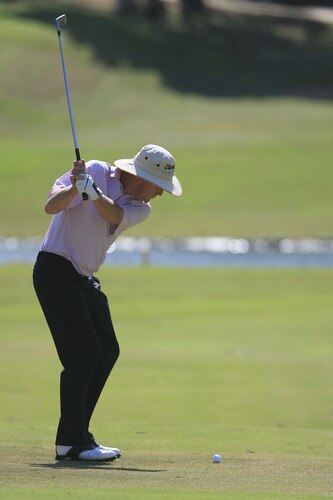 MARBELLA, SPAIN - OCTOBER 17:  Ross Carl Mason of England in action during the second round of the Benahavis Senior Masters at La Quinta Golf & Country Club on October 17, 2009 in Marbella, Spain.  <br /><br /><span class="help">(Photo by Phil Inglis/Getty Images)</span>