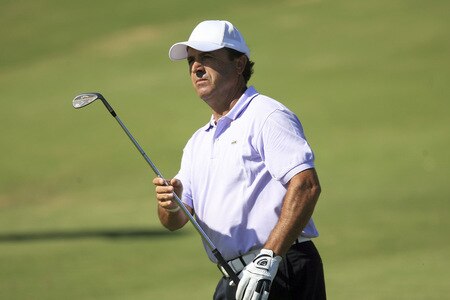 MARBELLA, SPAIN - OCTOBER 17:  Jose Rivero of Spain in action during the second round of the Benahavis Senior Masters at La Quinta Golf & Country Club on October 17, 2009 in Marbella, Spain.  <br /><br /><span class="help">(Photo by Phil Inglis/Getty Images)</span>