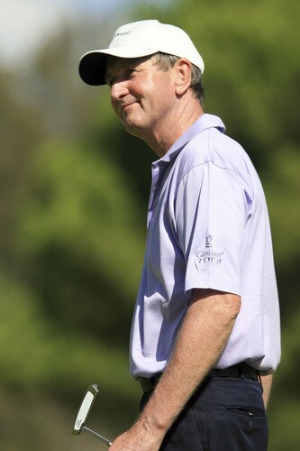 MARBELLA, SPAIN - OCTOBER 17:  Ross Drummond of Scotland in action during the second round of the Benahavis Senior Masters at La Quinta Golf & Country Club on October 17, 2009 in Marbella, Spain.  <br /><br /><span class="help">(Photo by Phil Inglis/Getty Images)</span>