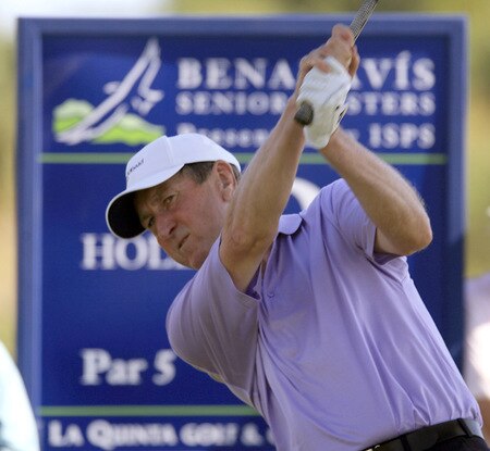 MARBELLA, SPAIN - OCTOBER 17:  Ross Drummond of Scotland in action during the second round of the Benahavis Senior Masters at La Quinta Golf & Country Club on October 17, 2009 in Marbella, Spain.  <br /><br /><span class="help">(Photo by Phil Inglis/Getty Images)</span>
