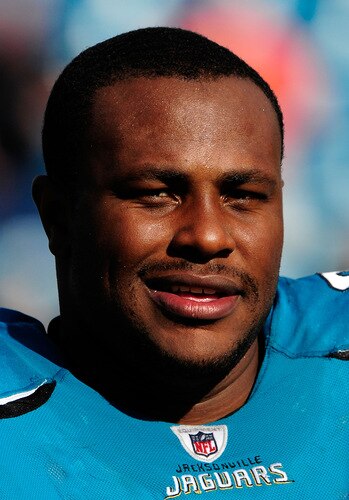 JACKSONVILLE, FL - OCTOBER 18: Atiyyah Ellison #99 of the Jacksonville Jaguars watches the action during the game against the St. Louis Rams at Jacksonville Municipal Stadium on October 18, 2009 in Jacksonville, Florida. <br /><br /><span class="help">(Photo by Sam Greenwood/Getty Images)</span>