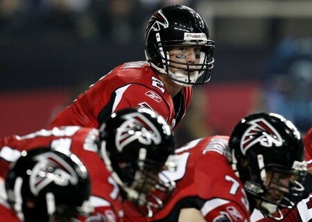 ATLANTA - OCTOBER 18:  Quarterback Matt Ryan #2 of the Atlanta Falcons lines up for a play during the first quarter of the game against the Chicago Bears at the Georgia Dome on October 18, 2009 in Atlanta, Georgia. <br /><br /><span class="help">(Photo by Kevin C. Cox/Getty Images)</span>