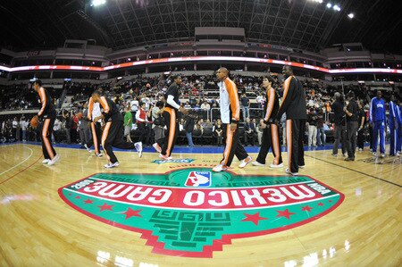 MONTERREY, MEXICO - OCTOBER 18: The Phoenix Suns shoot around before the game against the Philadelphia 76ers on October 18, 2009 at the Arena Monterrey in Monterrey, Mexico.  <br /><br /><span class="help">(Photo by Jesse D. Garrabrant/NBAE via Getty Images)</span>