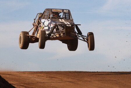 WITTMANN, AZ - OCTOBER 18:  LOORRS unlimited buggy driver Phil Bollman competes in the Lucas Oil Off Road Racing Series on October 18, 2009 at the Speedworld Off Road Park in Wittmann, Arizona  <br /><br /><span class="help">(Photo by Christian Petersen/Getty Images)</span>