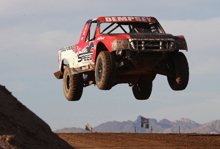 WITTMANN, AZ - OCTOBER 18:  LOORRS unlimited lite driver Chuck Dempsey competes in the Lucas Oil Off Road Racing Series on October 18, 2009 at the Speedworld Off Road Park in Wittmann, Arizona  <br /><br /><span class="help">(Photo by Christian Petersen/Getty Images)</span>