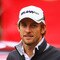 Jenson Button celebrates Virgin Media