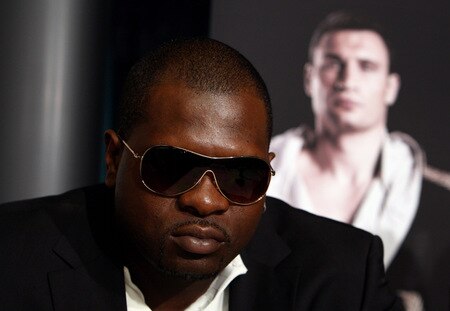 BERN, SWITZERLAND - OCTOBER 23:  Kevin Johnson attends a press conference at the Post Finance Arena on October 23, 2009 in Bern, Switzerland.The WBC Heavyweight Championship fight between Vitali Klitschko of Ukraine and Kevin Johnson of the United States will take place at the Finance Arena on December 12, 2009 in Bern, Switzerland.  <br /><br /><span class="help">(Photo by Miguel Villagran/Bongarts/Getty Images)</span>