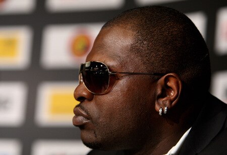BERN, SWITZERLAND - OCTOBER 23:  Kevin Johnson attends a press conference at the Post Finance Arena on October 23, 2009 in Bern, Switzerland.The WBC Heavyweight Championship fight between Vitali Klitschko of Ukraine and Kevin Johnson of the United States will take place at the Finance Arena on December 12, 2009 in Bern, Switzerland.  <br /><br /><span class="help">(Photo by Miguel Villagran/Bongarts/Getty Images)</span>