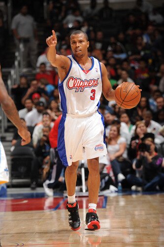 LOS ANGELES - OCTOBER 23: Sebastian Telfair #3 of the Los Angeles Clippers brings the ball up the court during a game against the New Orleans Hornets at Staples Center on October 23, 2009 in Los Angeles, California. <br /><br /><span class="help">(Photo by Noah Graham/NBAE via Getty Images)</span>