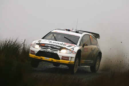 SENNYBRIDGE, WALES - OCTOBER 24:  Petter Solberg of Norway and Citroen drives the Citroen C4 WRC during stage nine of the Wales Rally GB at Halfway on October 24, 2009 in Sennybridge, Wales.  <br /><br /><span class="help">(Photo by Paul Gilham/Getty Images)</span>