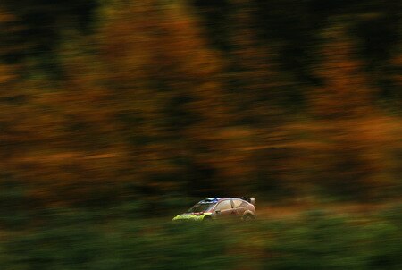 RESOLVEN, WALES - OCTOBER 24:  Jari-Matti Latvala of Finland and BP Ford Abu Dhabi World Rally Team drives the Ford Focus RS WRC 09 during stage ten of the Wales Rally GB at Rhondda on October 24, 2009 in Resolven, Wales.  <br /><br /><span class="help">(Photo by Paul Gilham/Getty Images)</span>
