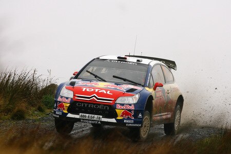 SENNYBRIDGE, WALES - OCTOBER 24:  Sebastien Loeb of France and Citroen Total WRT drives the Citroen C4 WRC during stage nine of the Wales Rally GB at Halfway on October 24, 2009 in Sennybridge, Wales.  <br /><br /><span class="help">(Photo by Paul Gilham/Getty Images)</span>