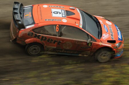 RESOLVEN, WALES - OCTOBER 24:  Henning Solberg of Norway and Stobart VK M-Sport Ford Rally Team in action during stage 10 of the Wales Rally GB 2009 at Rhondda on October 24, 2009 in Resolven, Wales.  <br /><br /><span class="help">(Photo by Bryn Lennon/Getty Images)</span>