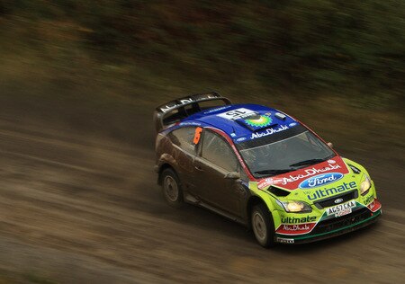 RESOLVEN, WALES - OCTOBER 24:  Khalid Al Qassimi of the UAE and BP Ford Abu Dhabi World Rally Team in action during stage 10 of the Wales Rally GB 2009 at Rhondda on October 24, 2009 in Resolven, Wales.  <br /><br /><span class="help">(Photo by Bryn Lennon/Getty Images)</span>
